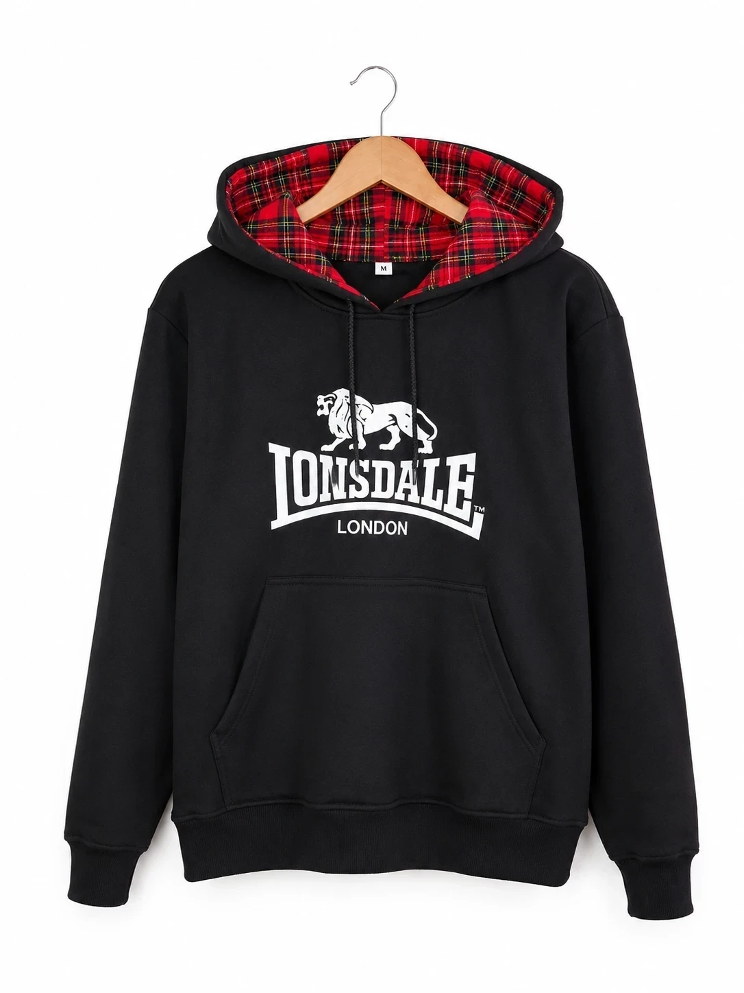 Buzo negro bordado Lonsdale 
