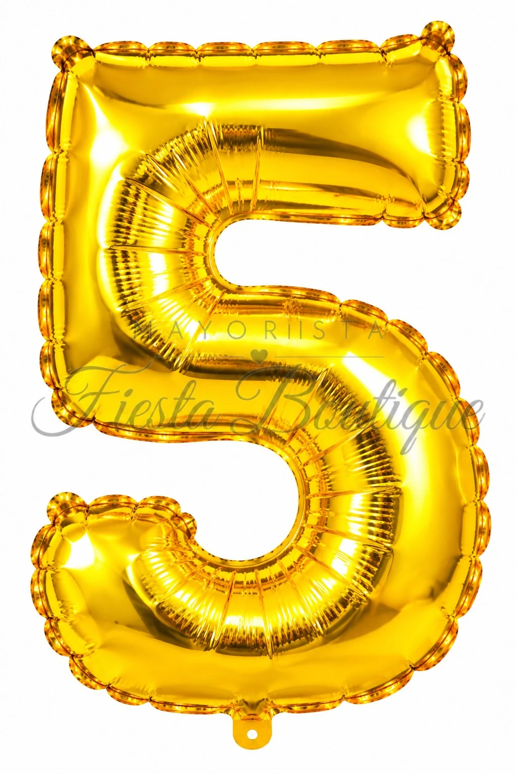 globo n5 dorado 30 cm