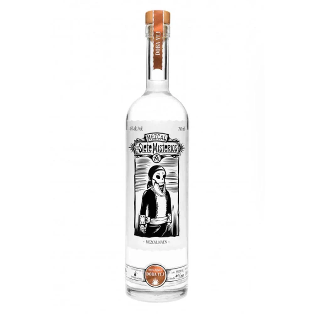 Siete misterios mezcal artesanal 100 % MAGUEY 750 ML  44  % ALC. VOL.