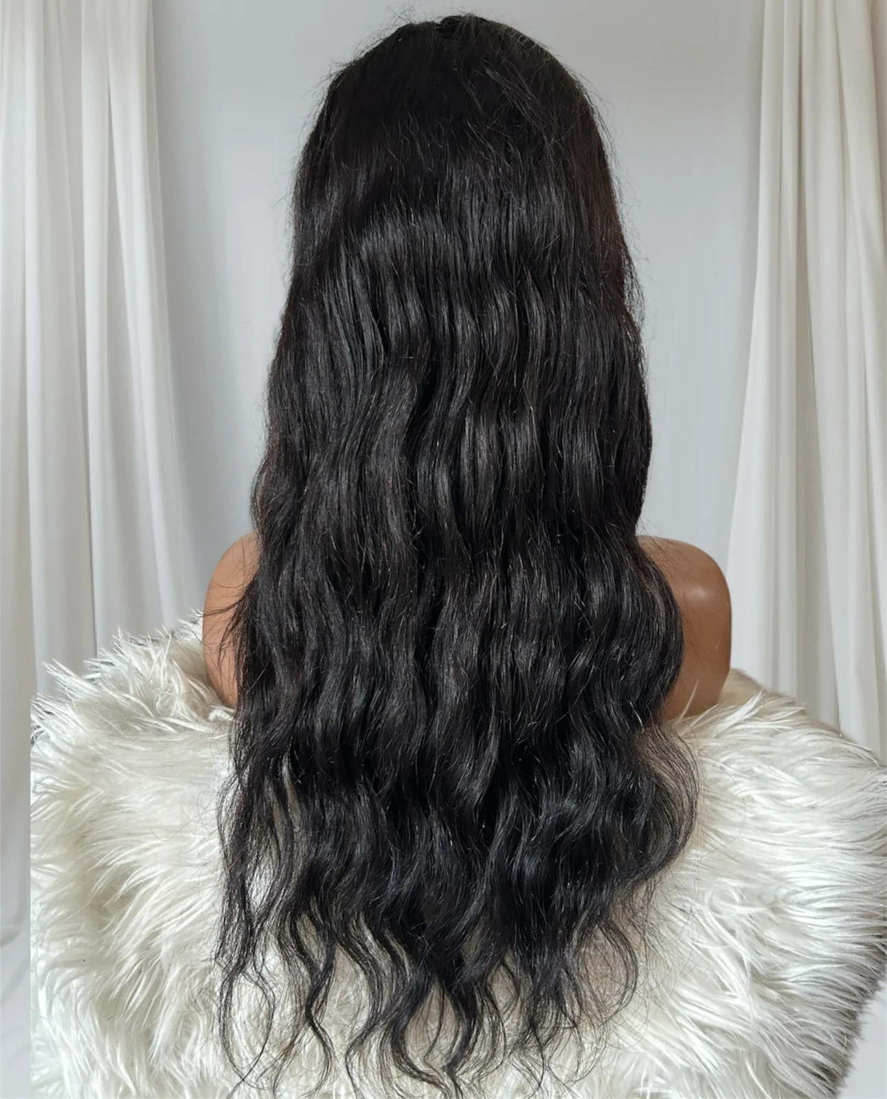 Peluca cabello humano 24 pulgadas, frontal lace HD 13x4  4