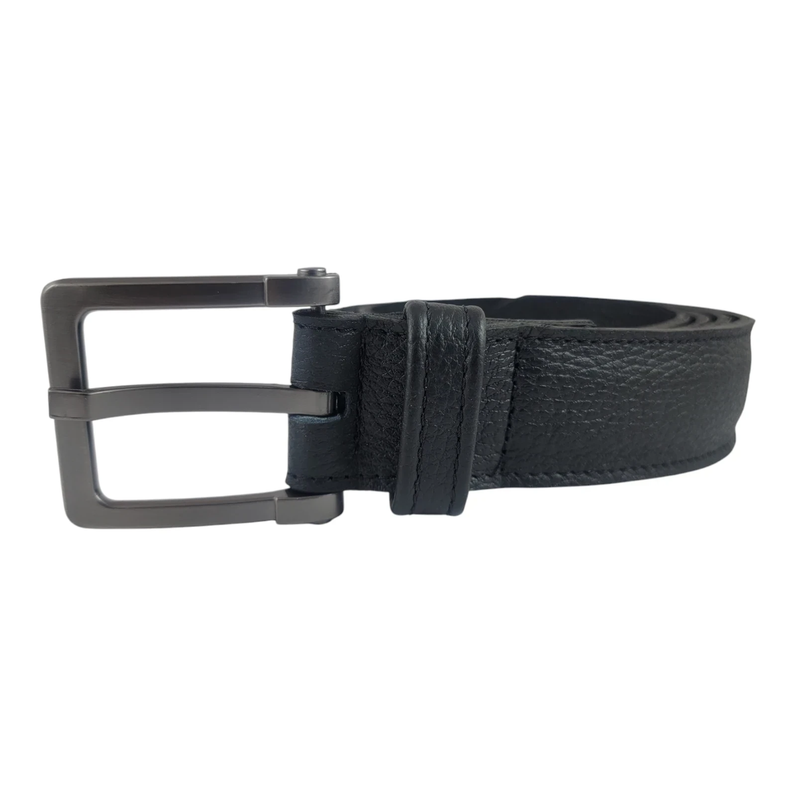 Faja ejecutiva negra cuero croshkid  2