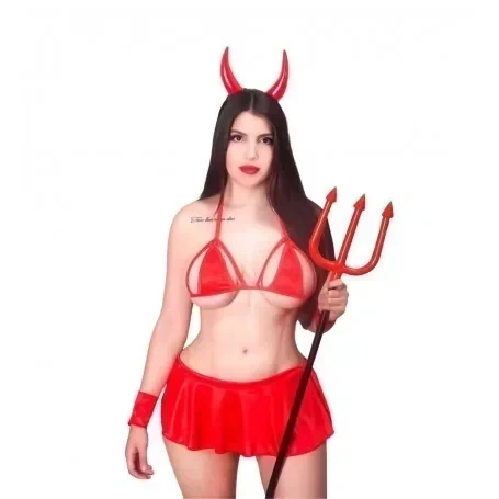 Diablita Sexy Disfraz Candy Lips