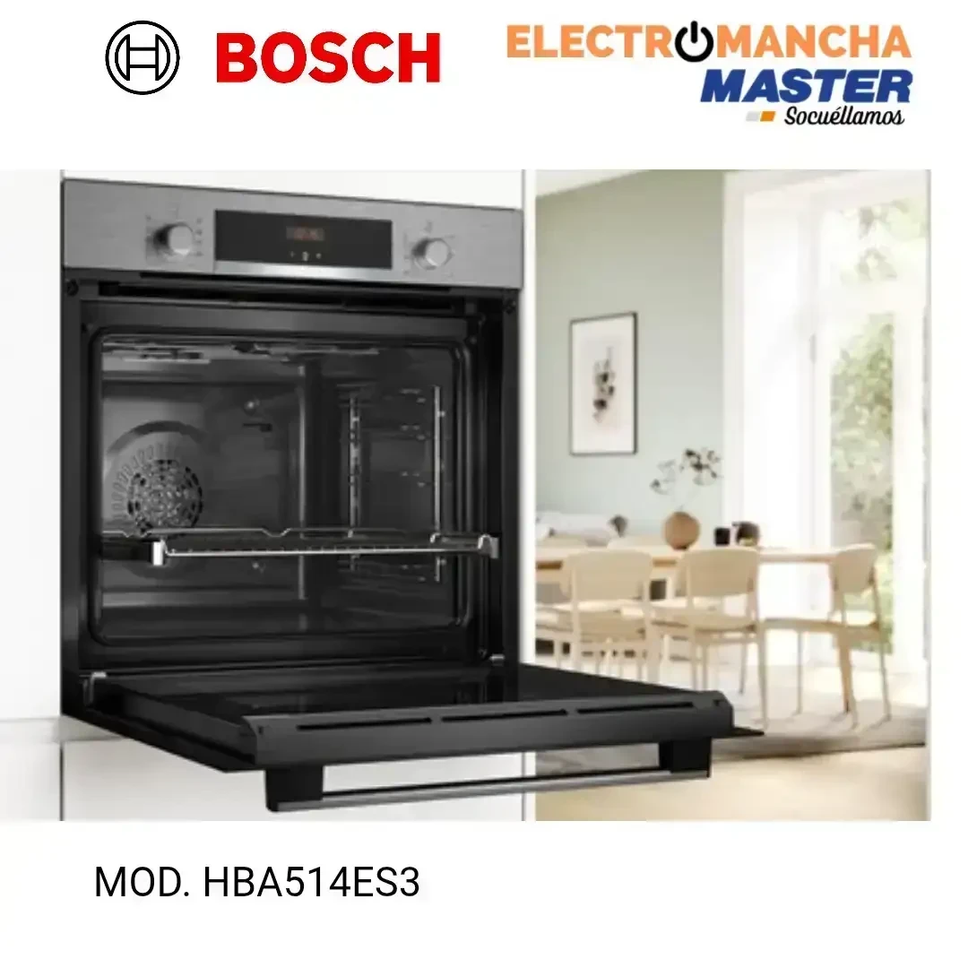 HORNO BOSCH HBA514ES3 MULTIFUNCION ACUALISIS A+ INOX. 3