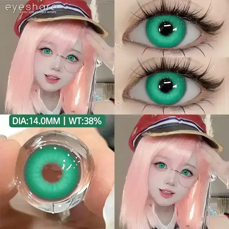 NEBULA GREEN (Ojos Anime Cosplay) 2