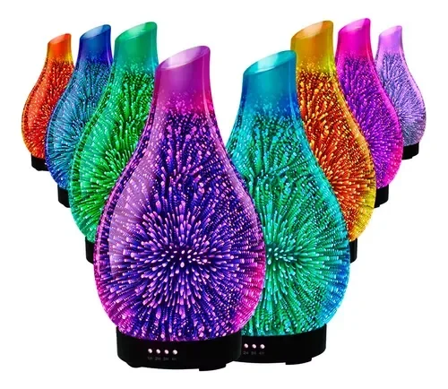 Difusor GADNIC Aromático Ultrasónico Luz Fuegos Artificiales