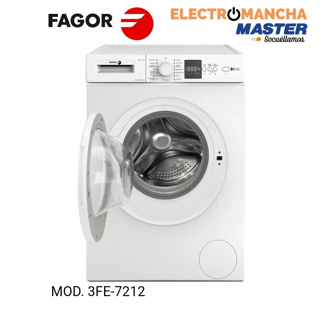 LAVADORA FAGOR 3FE-7212 7 KILOS 1200 RPM  3