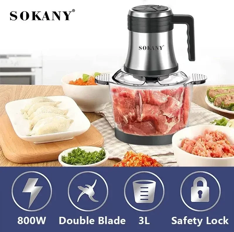 PROCESADOR DE ALIMENTOS DE 3L SOKANY 4