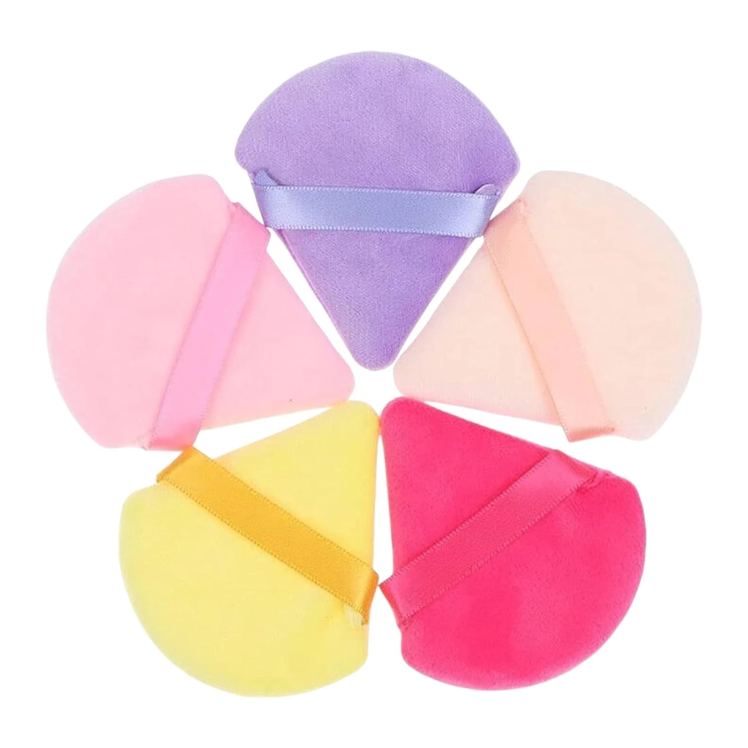 Set 5 Esponjas para Maquillaje Triangulares  2
