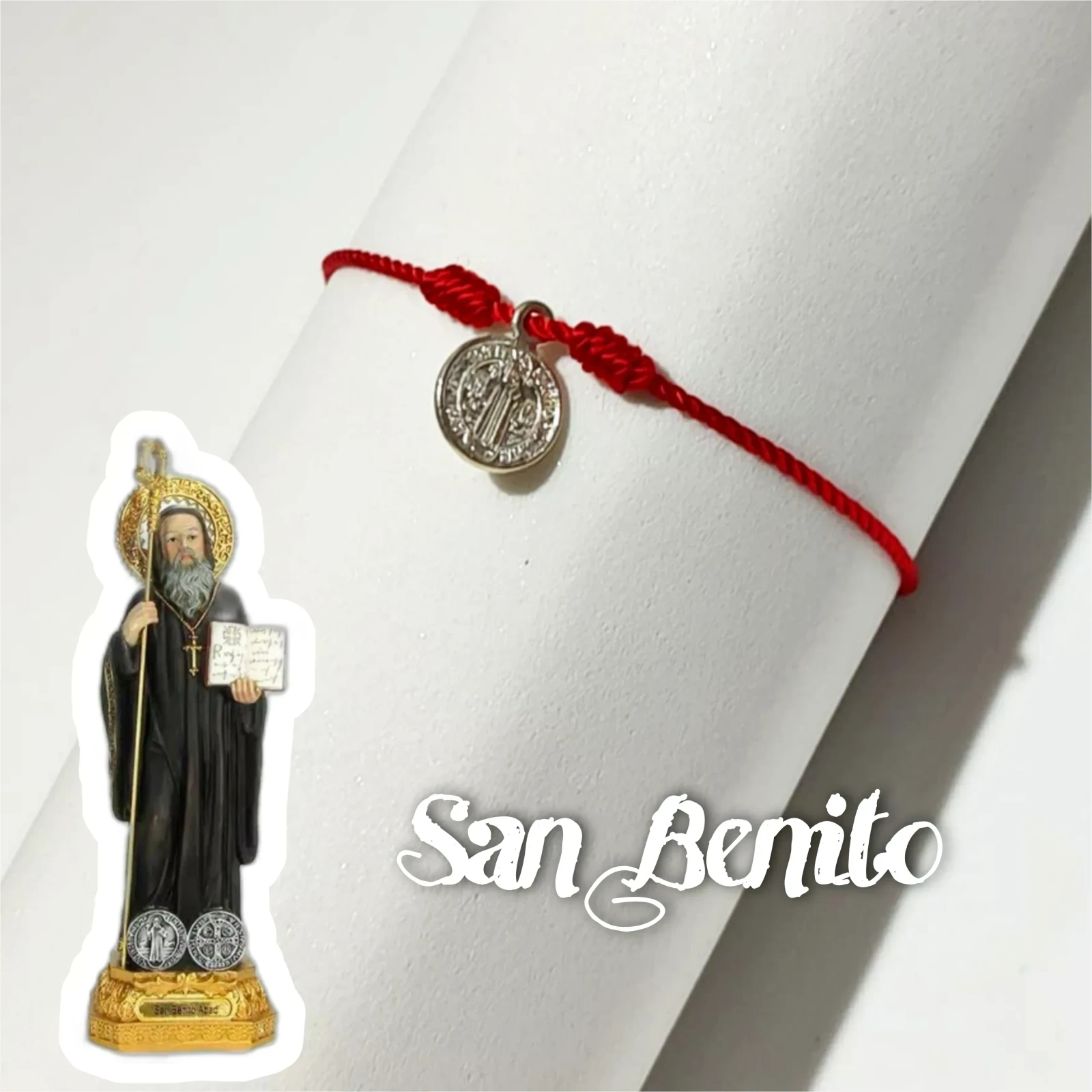 Pulsera de San Benito Roja