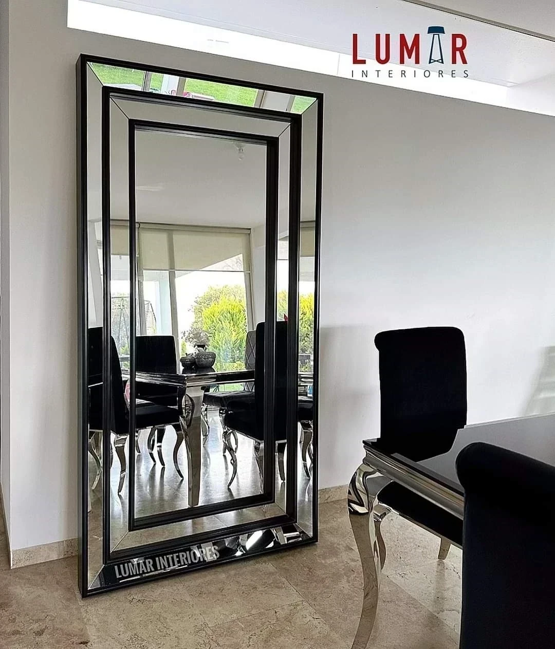 DIAMANTE NEGRO SOLIDO 2x1 Metro Espejo  2