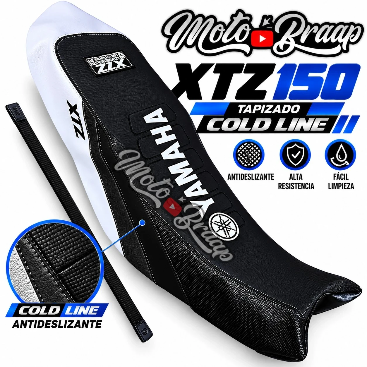 DW 112 XTZ 15O TAPIZADO COLD LINE NEGRO BLANCO 
