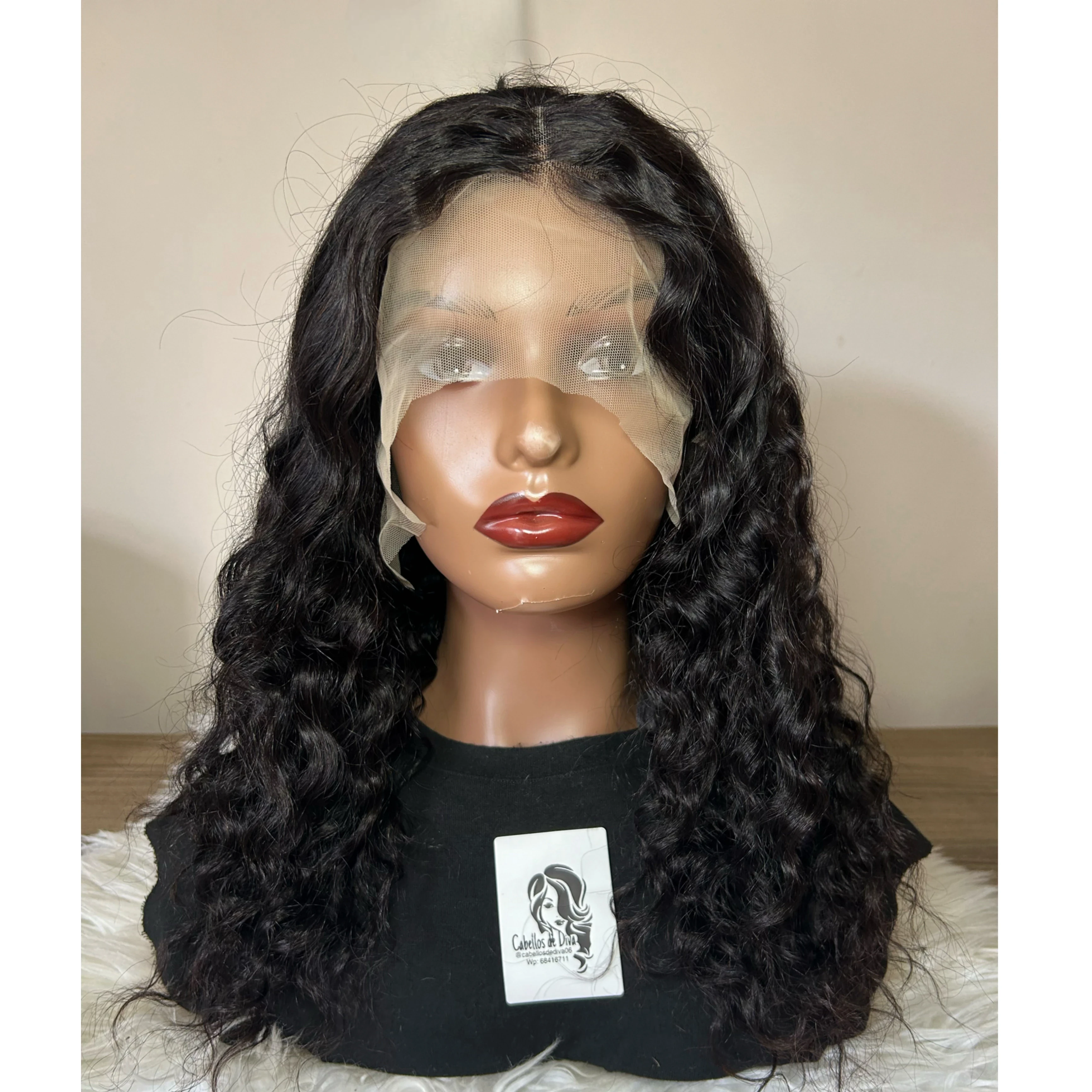 Peluca Rizos de agua 20”, frontal lace 13x4  2