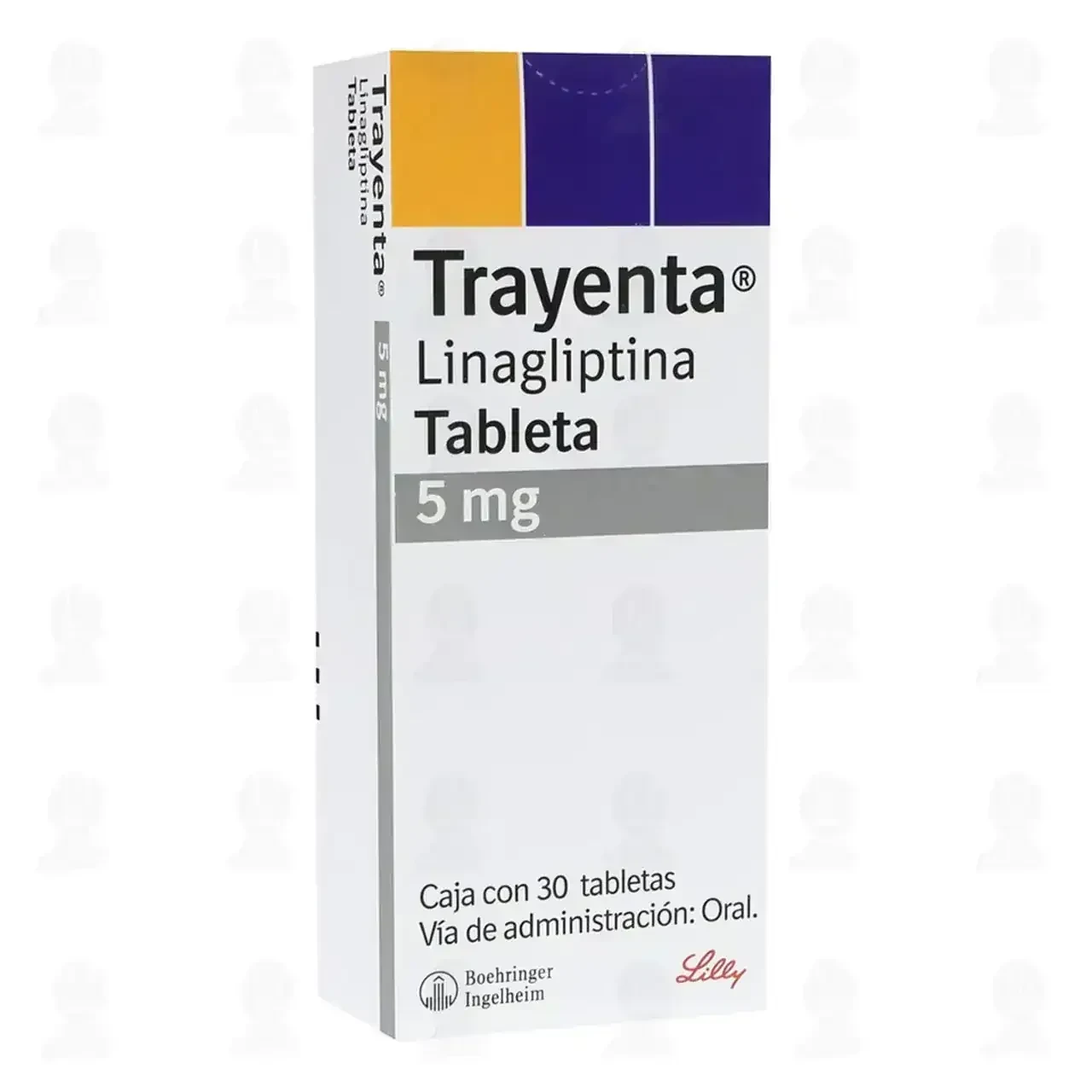 Trayenta 5 miligramos, 30 Tabletas 