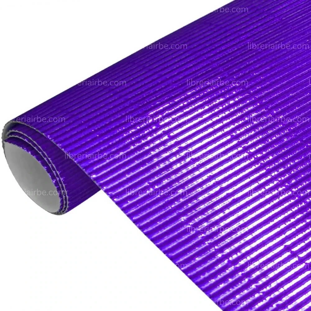 Corrugado morado pliego metalico 