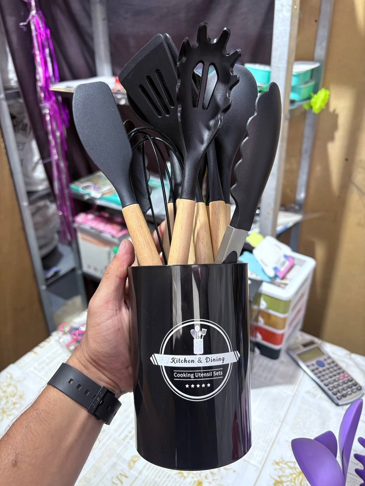 set de 12 utensilios de silicona  2