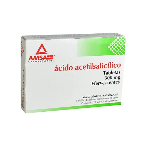 ACIDO ACETILSALICILICO 300 MG EFERVESCENTE 