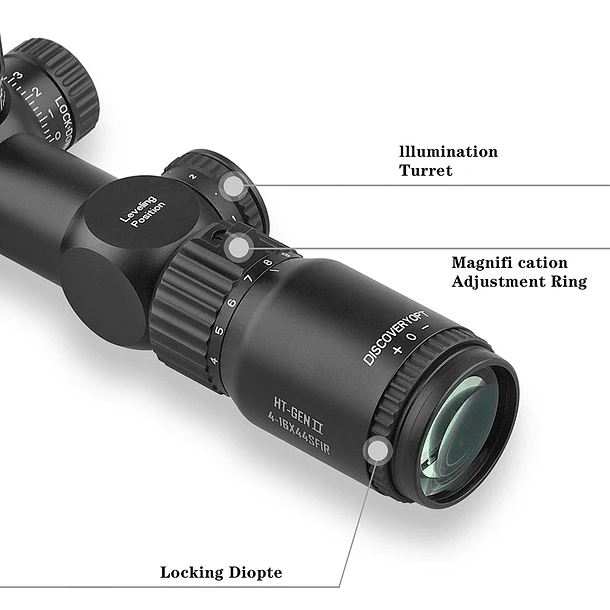 MIRA TELESCÓPICA HT-GEN2 4-16*44 SFIR FFP 2