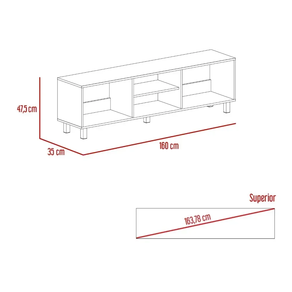 Mueble TV 70" Wengue 3