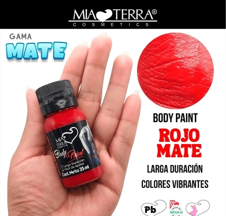 Base liquida mate body paint 30ml