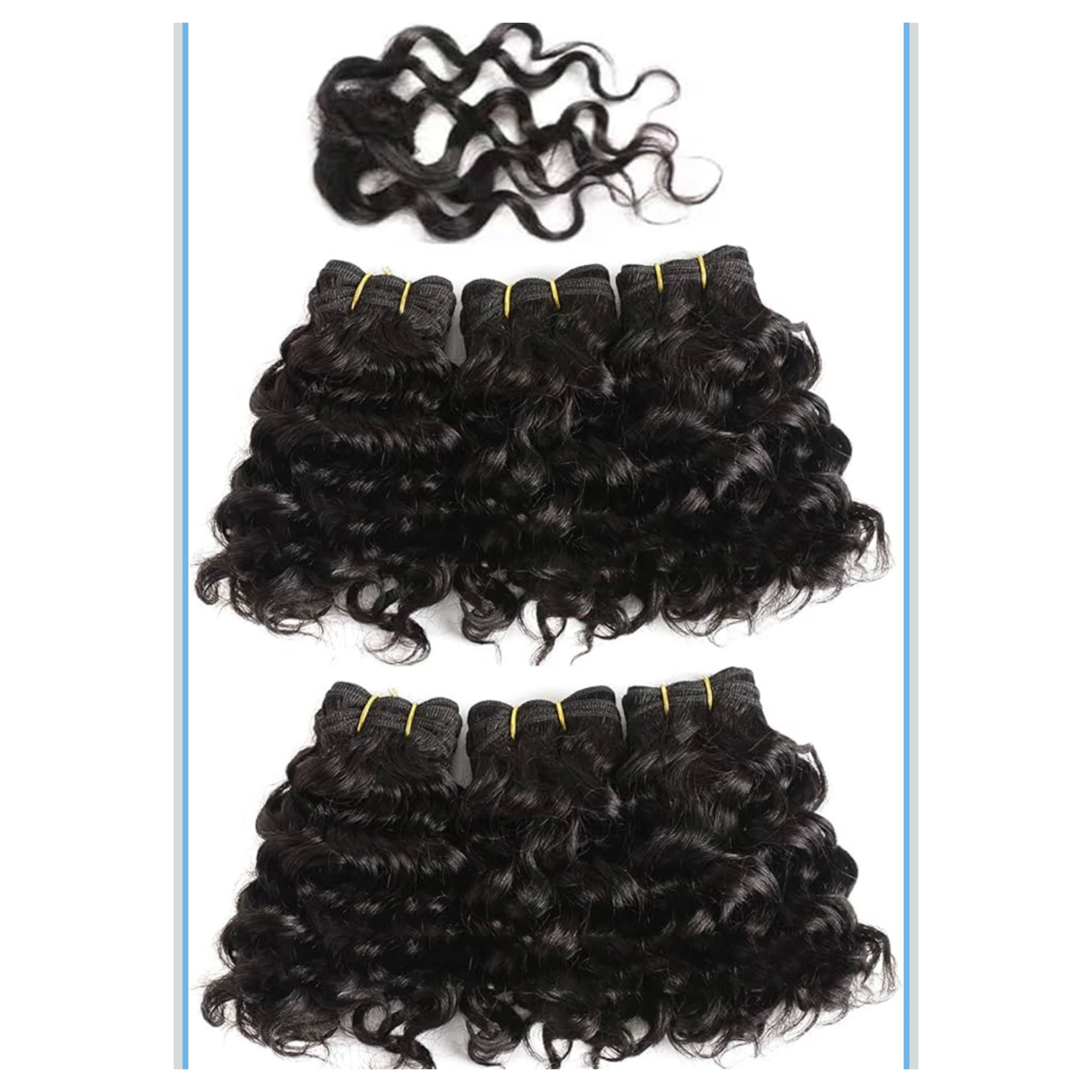 Extensiones de cabello humano real con clips, ombré, mezcla de negro y plateado con raíces negras, para un aspecto natural, 14 pulgadas, 4.23 oz (120 g), 7 piezas 2