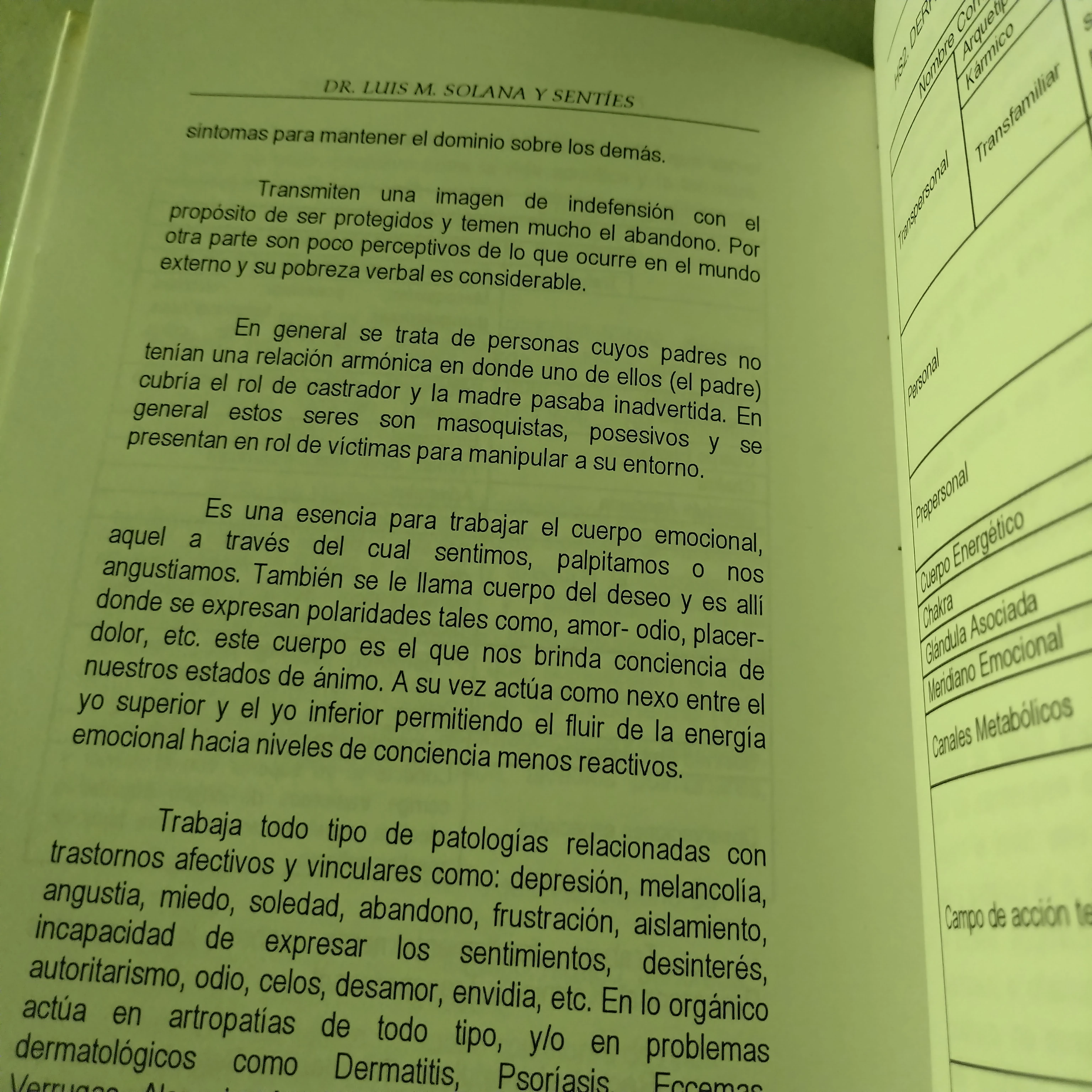 Plantas ancestrales de poder, Luis M. solana, usado  2