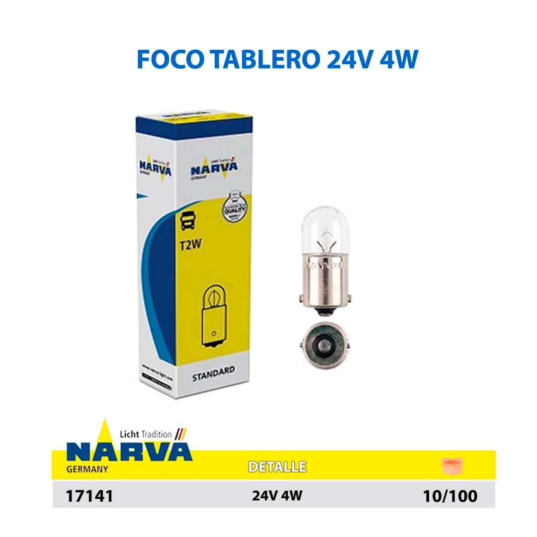  FOCO DE TABLERO 24V 4W