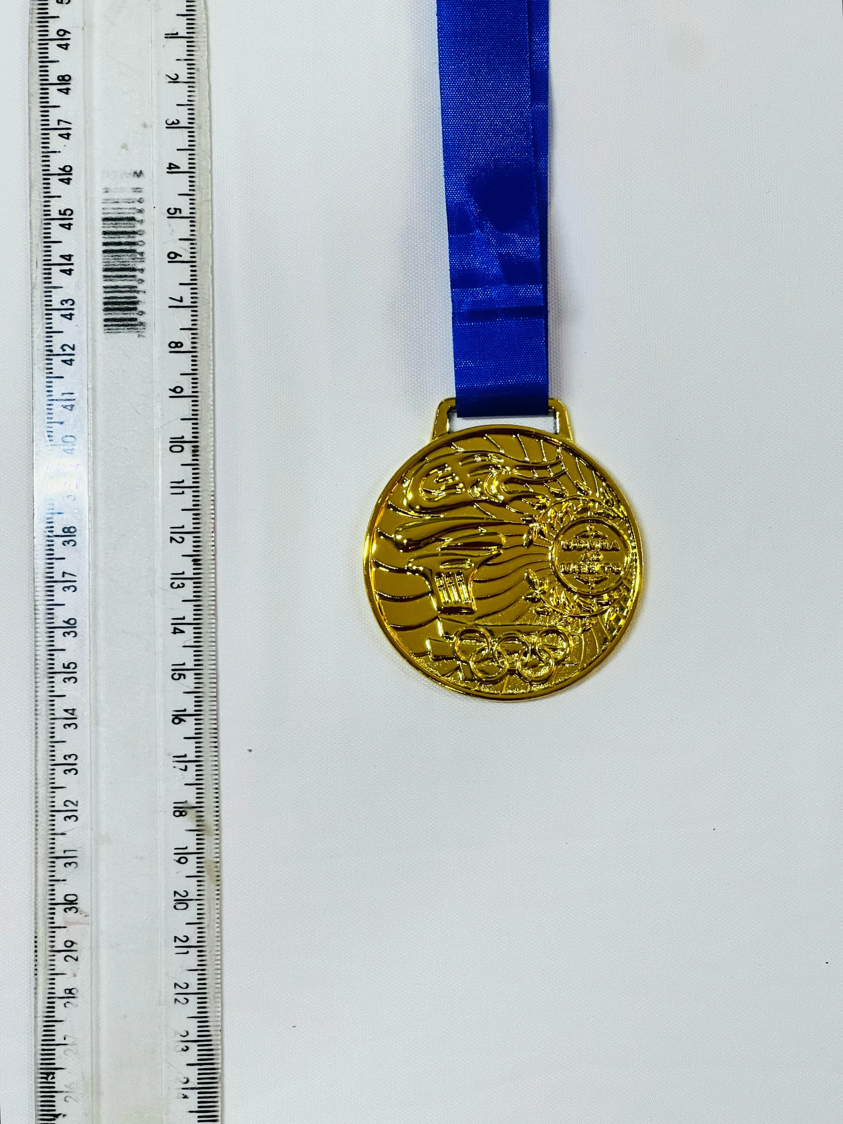 MEDALHA GRANDE DOURADA MEDASUL