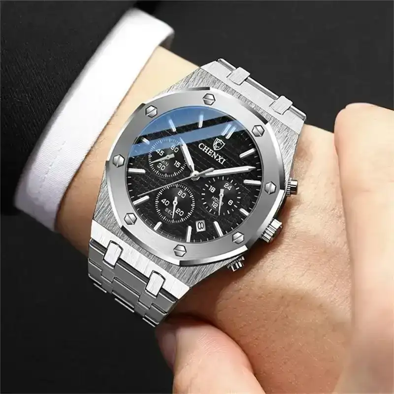 CHENXI Reloj analogo de Cuarzo Para caballero. 4