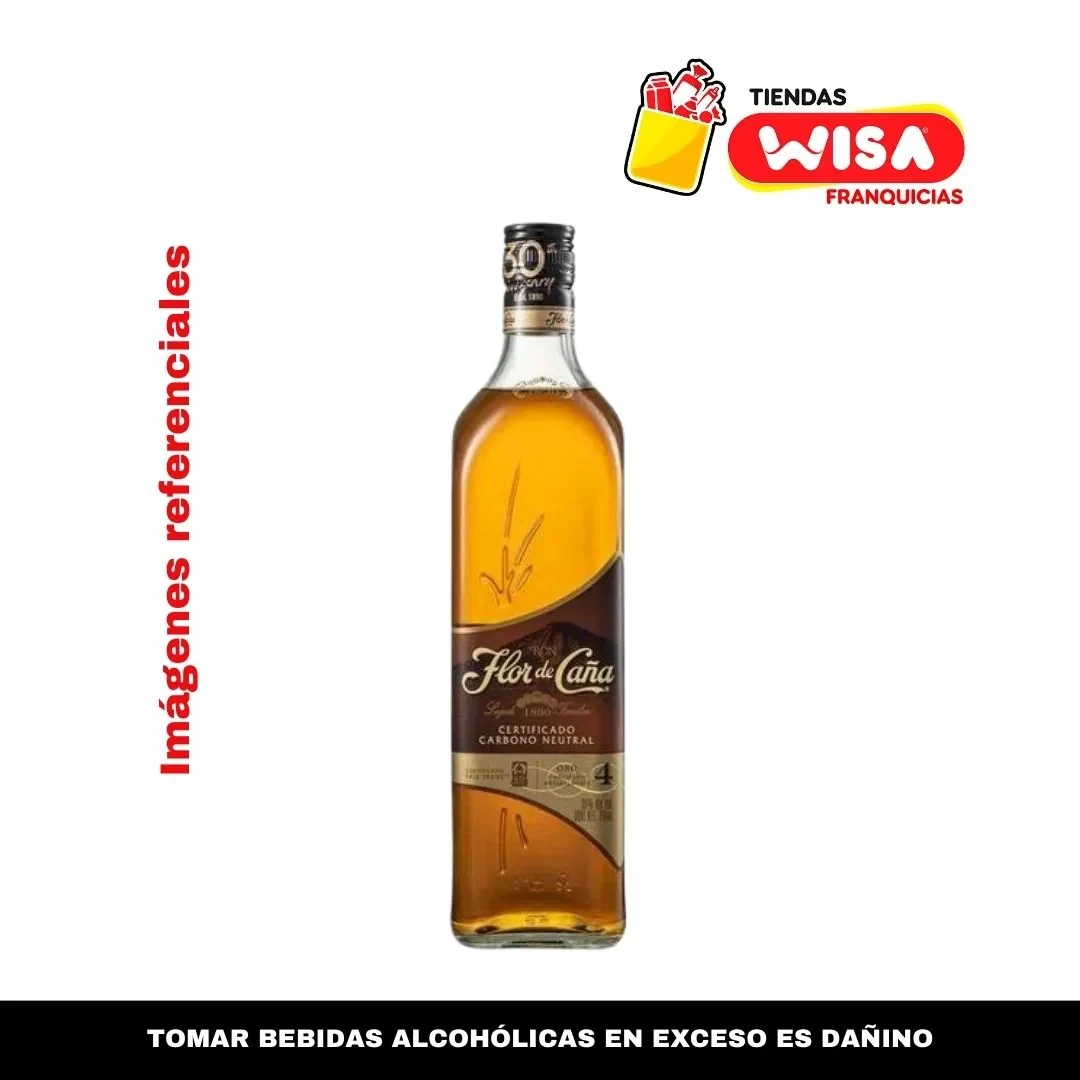 Ron Flor de Caña 4 Años 1 L