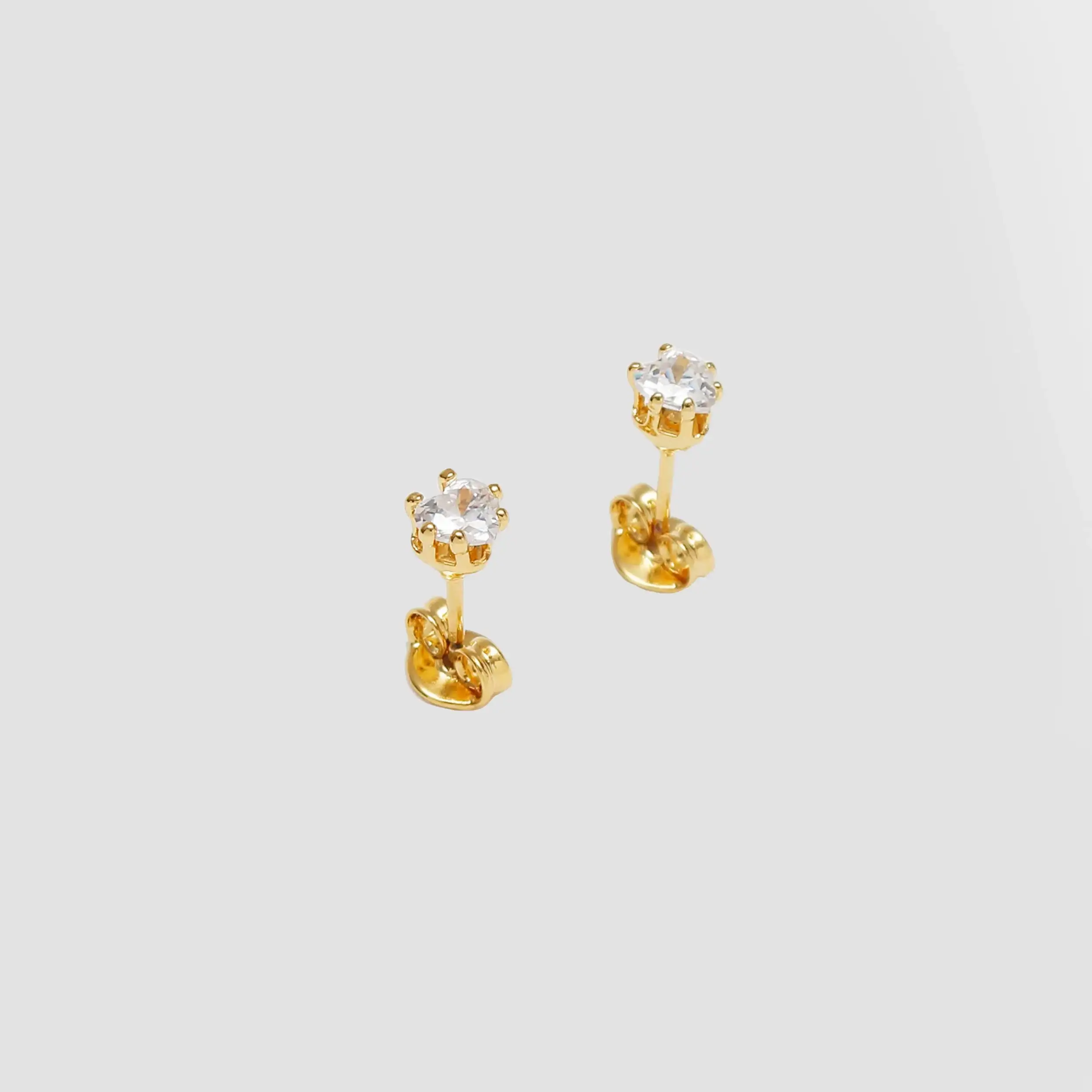 Arete Topo Corazón Circonia Cristal