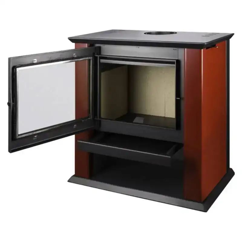AMESTI Calefactor Leña Amesti Modelo Classic 500 Rojo