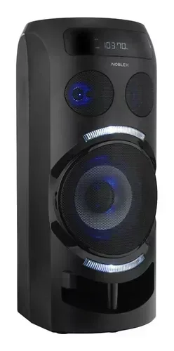 Parlante Noblex MNT290 Portátil con bluetooth negro 100V/240V