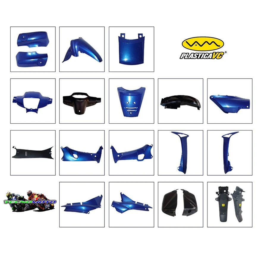 KIT PLASTICOS HONDA 100 WAVE [VC] -46843