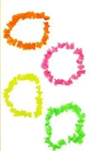 COLLAR DE FLOR FLUOR 