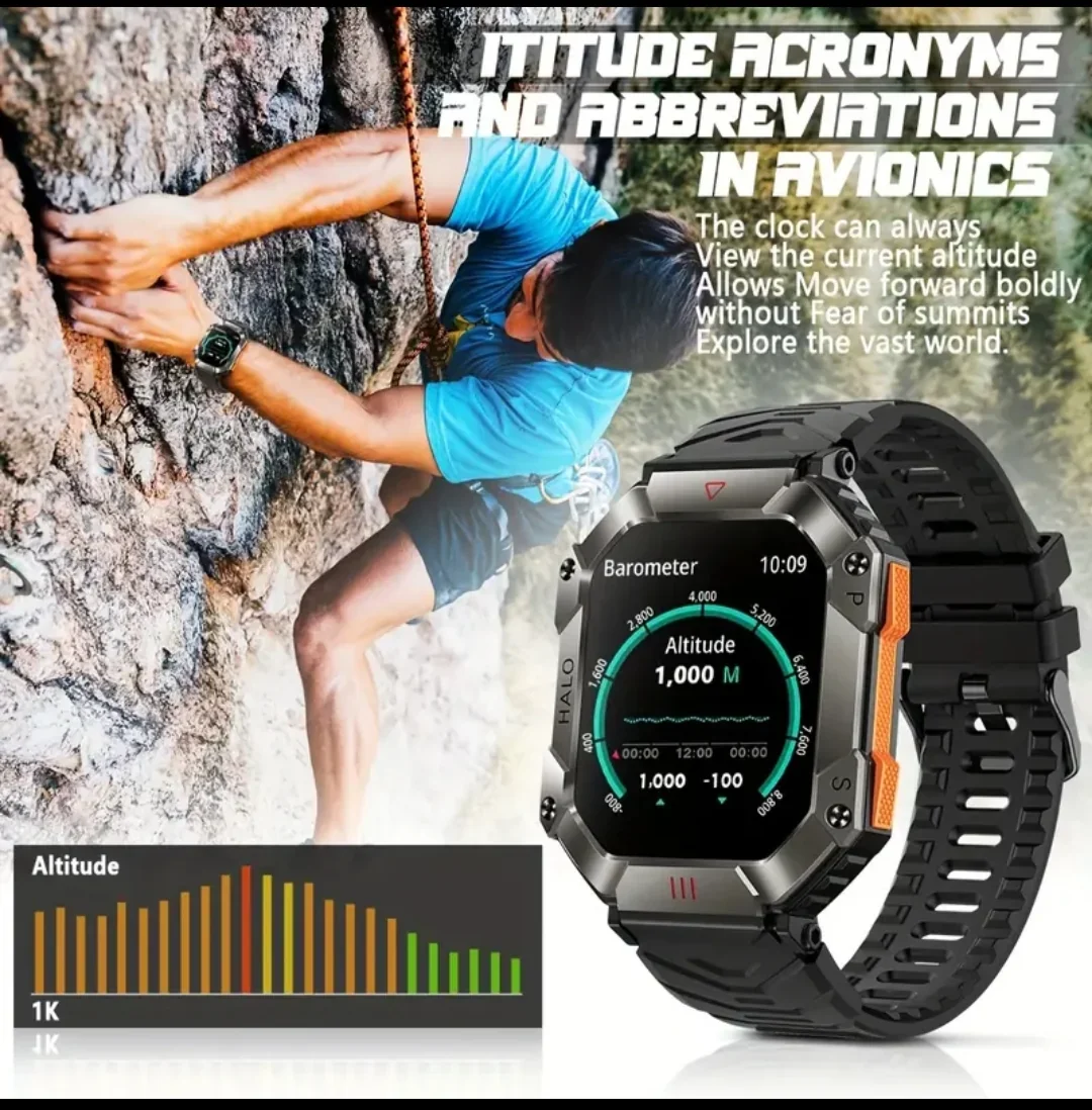 Reloj Smart grado Militar  6