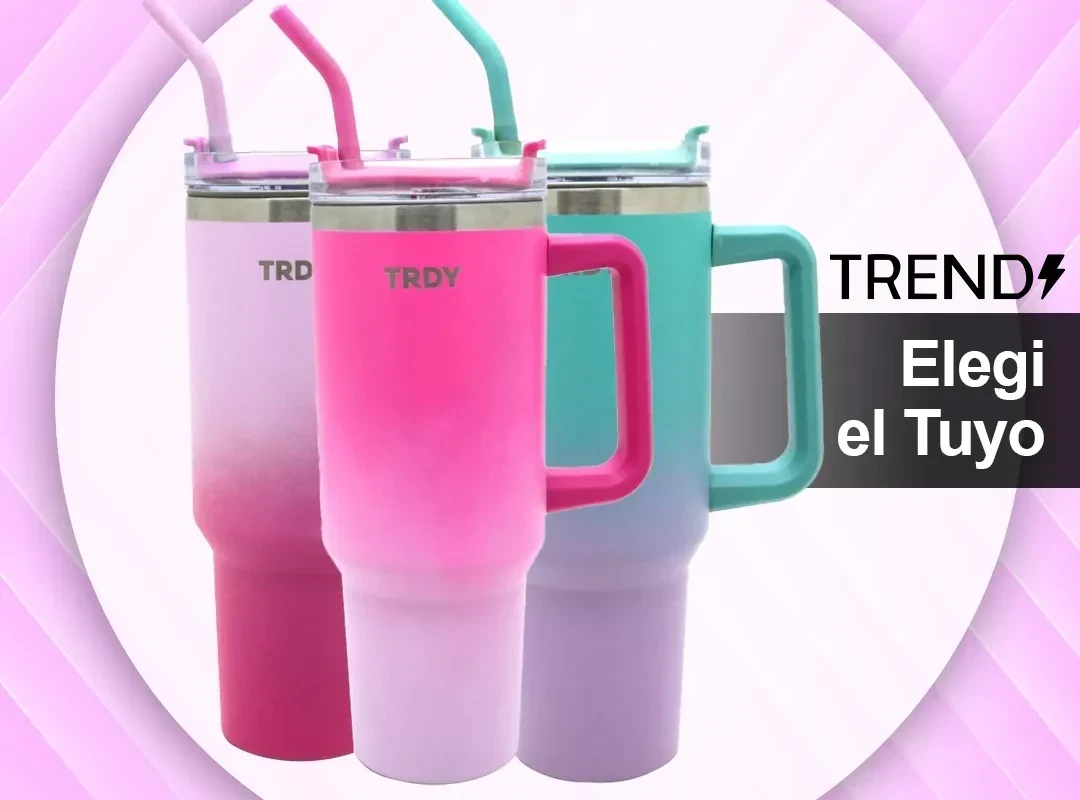 Vaso Trendy 1.2lts acero inoxidable  6