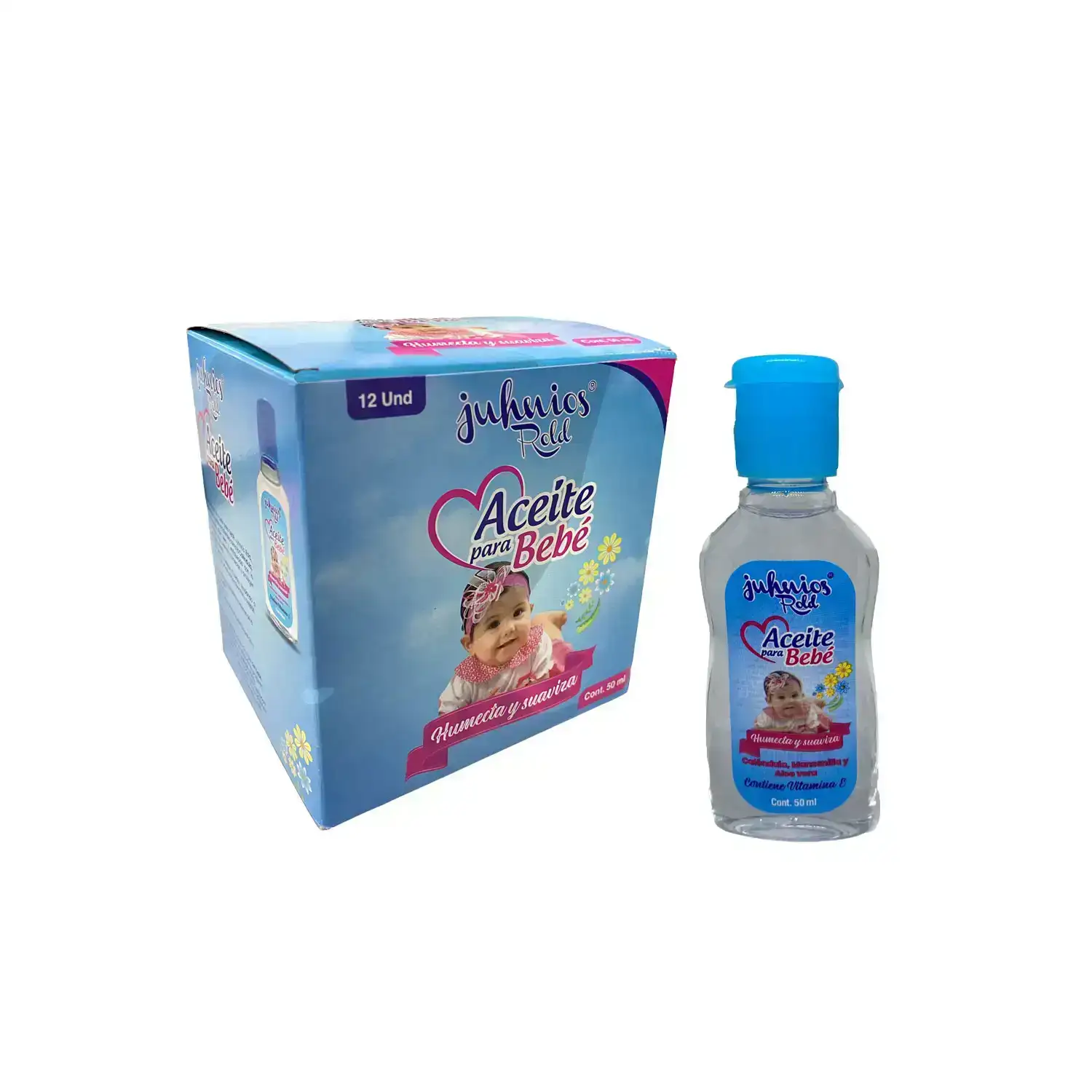 ACEITE BEBE JUHNIOS 50 ML X 12 