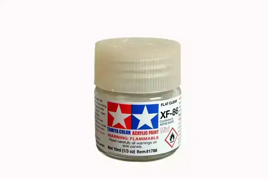 ACRYLIC MINI XF-86 FLAT CLEAR