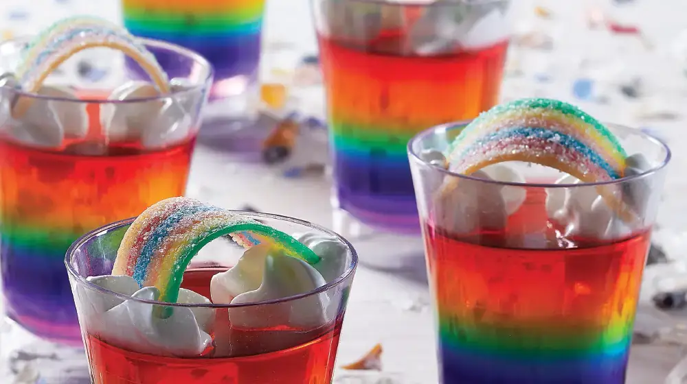 Gelatina de arcoiris 