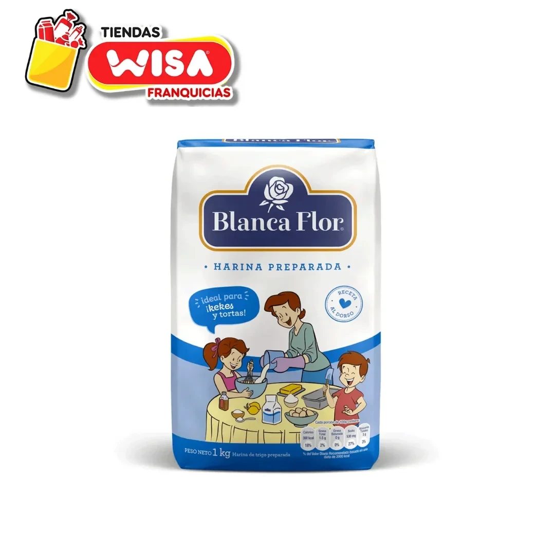 Harina Preparada Blanca Flor 1 KG