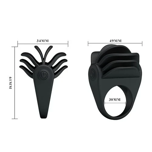 Anillo Vibrador Chester Silicona 3