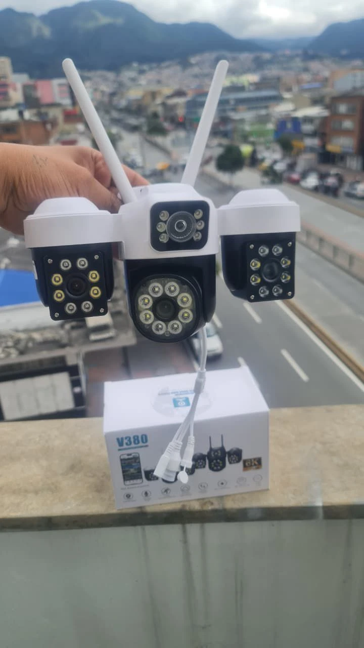 Cámara pulpo 3 lentes v380 PRO  3