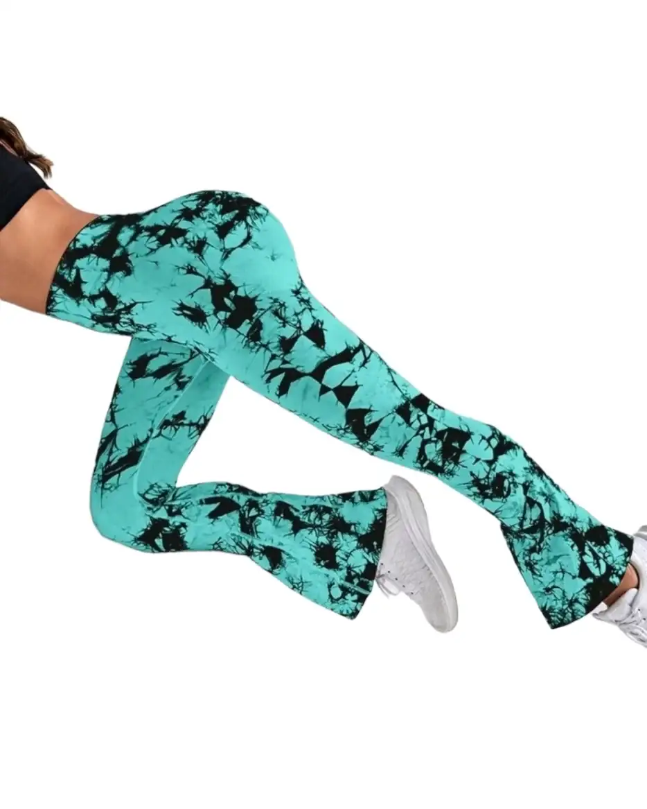 Licra Deportiva Bota Campana Tie Dye  3