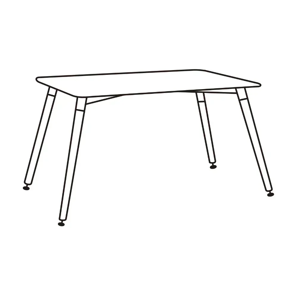 Mesa Comedor 6 Puestos Rectangular Modern Eames 3