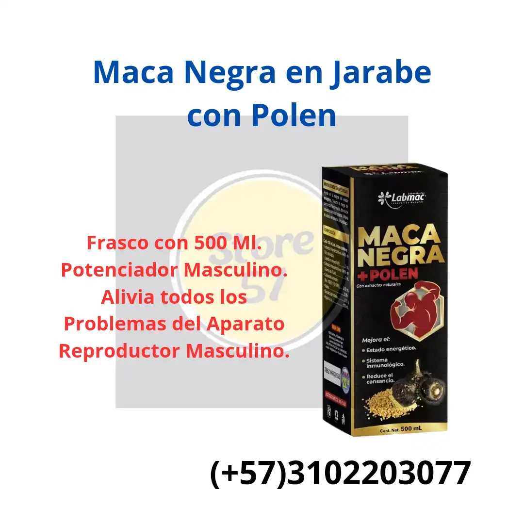 Maca Negra en Jarabe