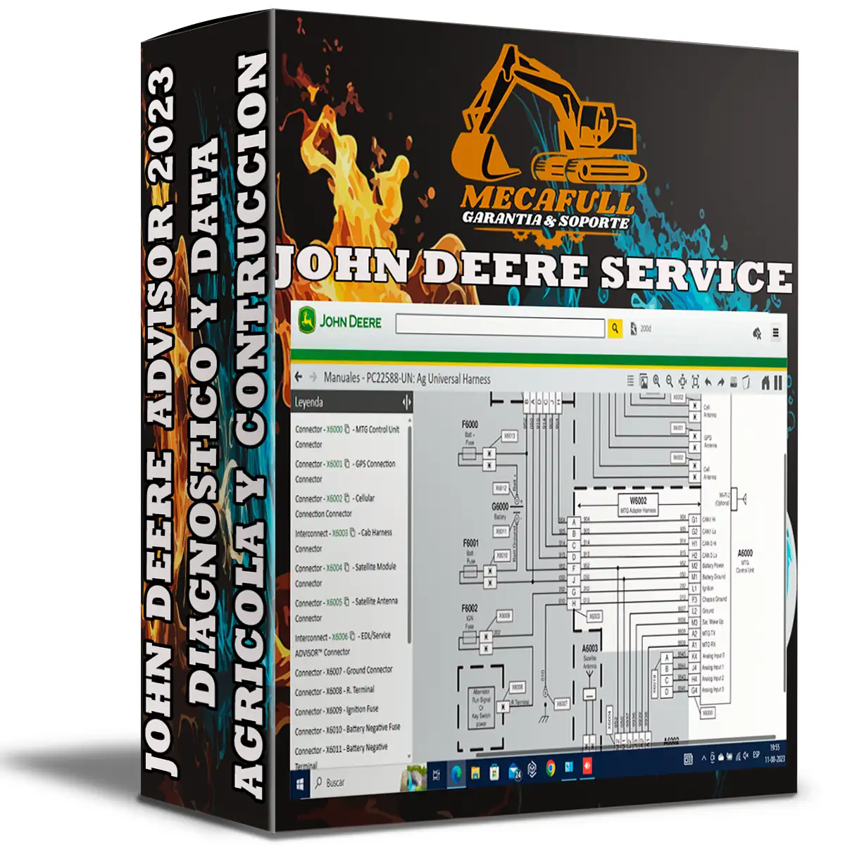 JOHN DERE SERVICE ADVISOR 2023 ( AGRICOLA Y CONTRUCCIÓN)