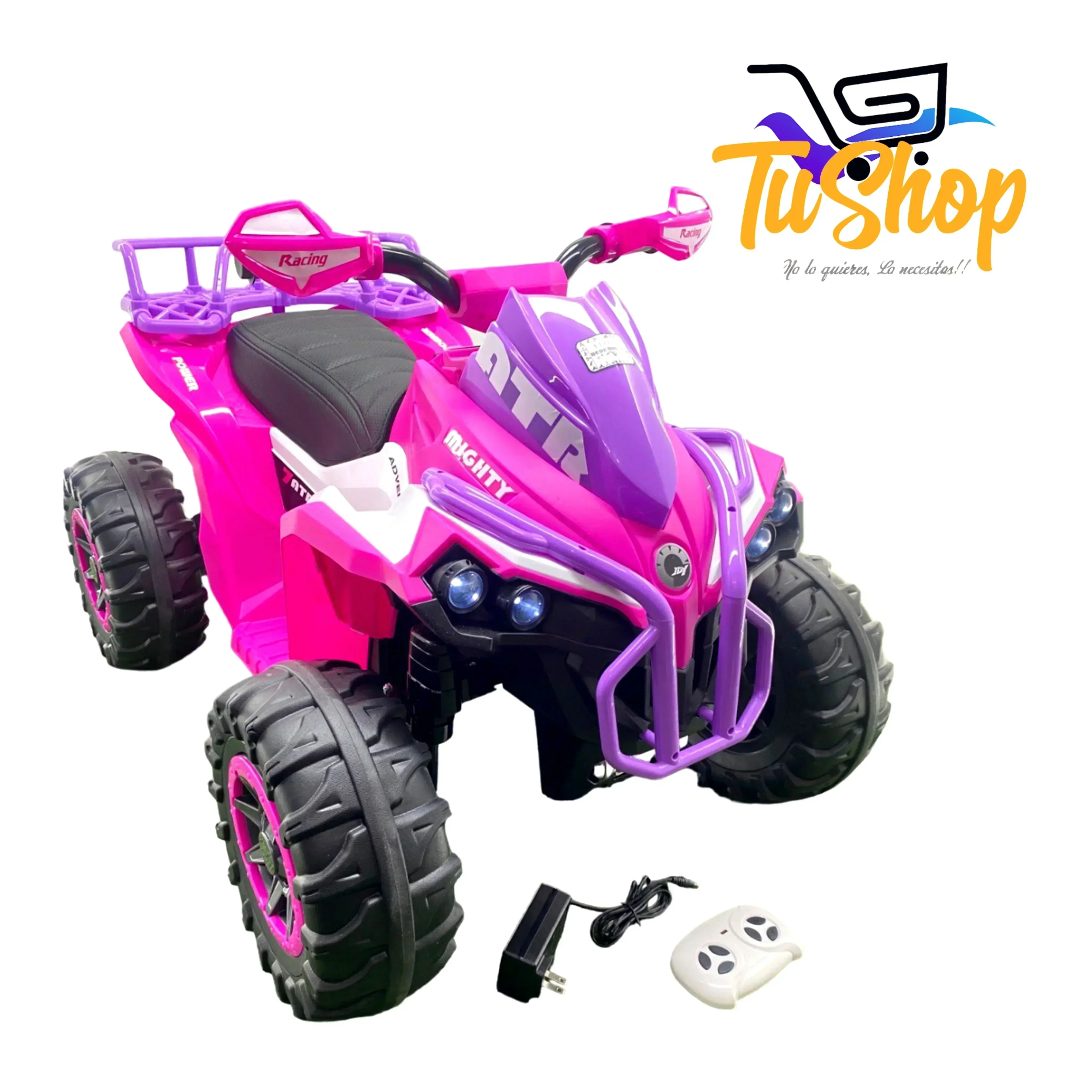 Moto A Control  Niña 7 años  Cuatrimoto Montable 