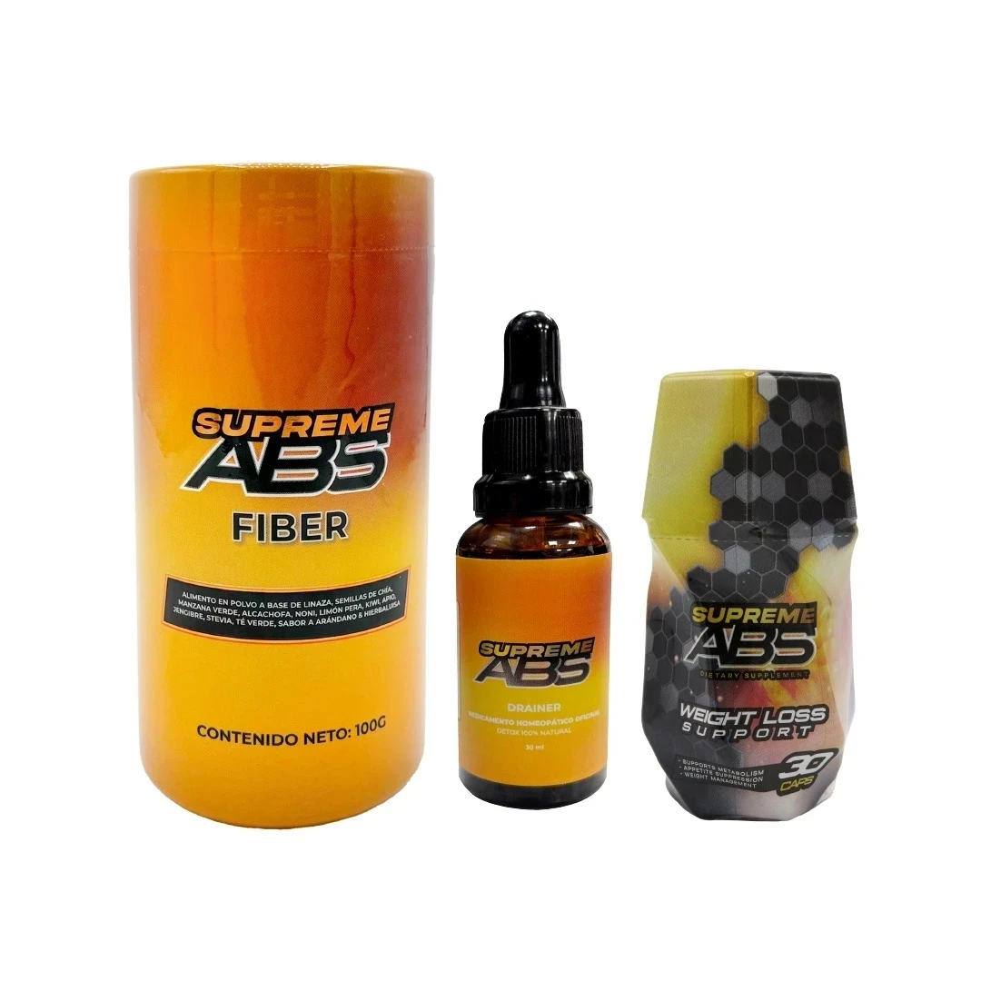 Kit Completo Quemador de abdomen y grasa localizada 