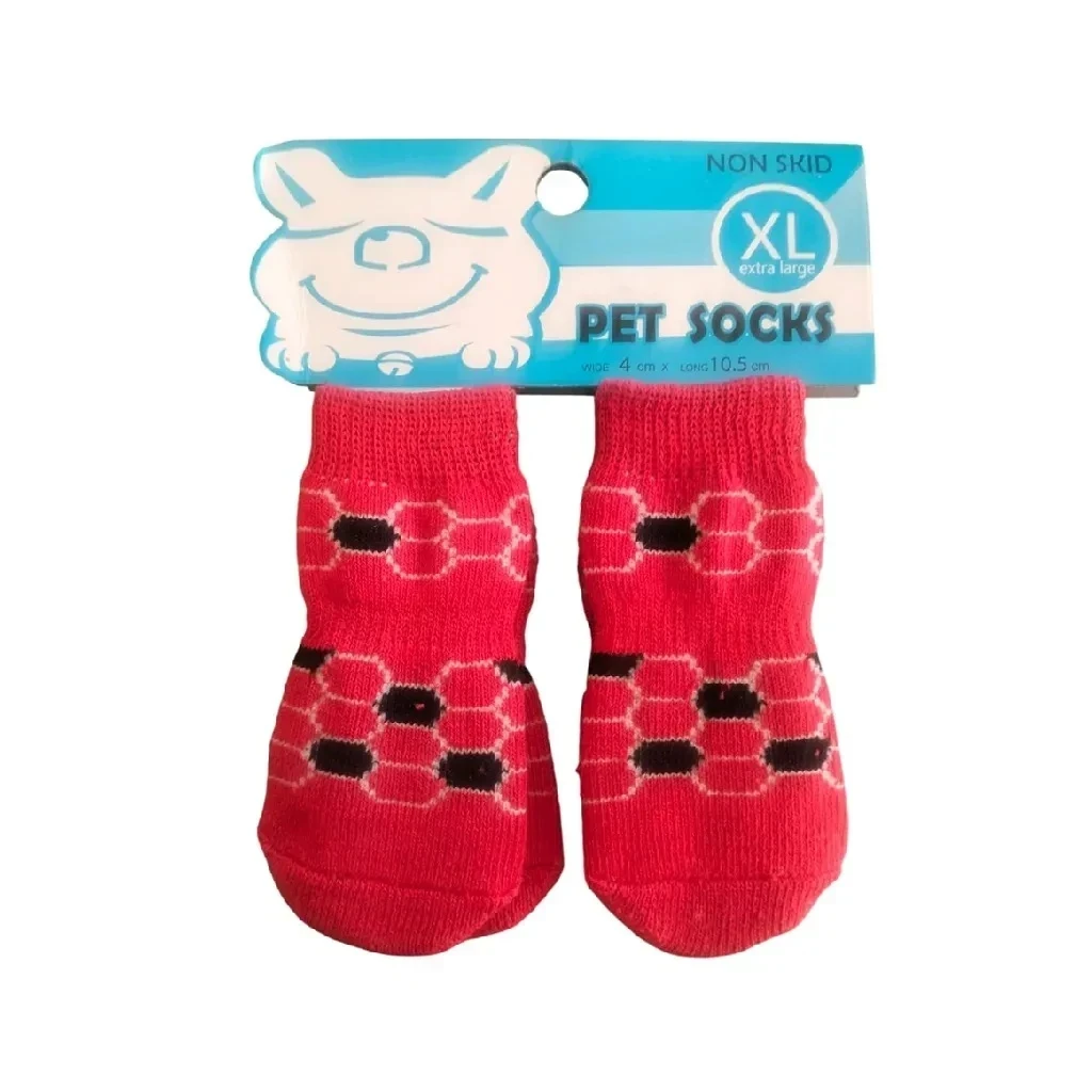 Pack de 4 medias antideslizantes talla XL