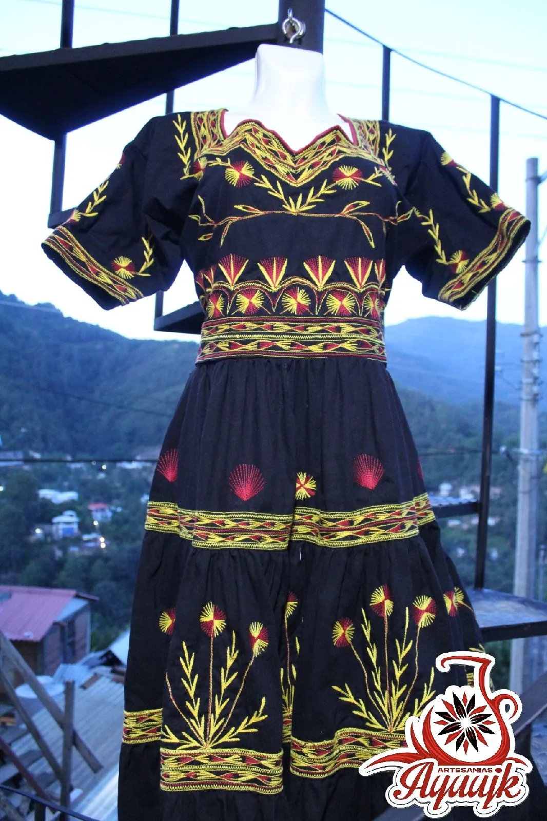 vestido honor ayuujk  3
